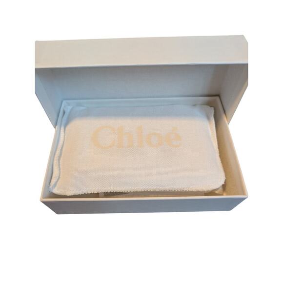 Chloe Calfskin Croc Embossed Trifold Wallet NWT and COA - Picture 9 of 11